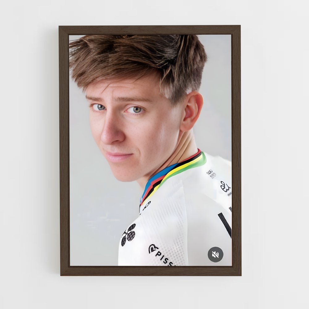 Poster Tadej en Action – affiche Cyclisme (vue 5)